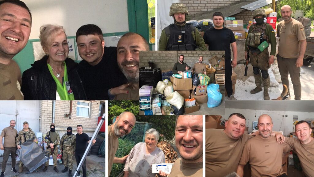 Відео – Буковинські волонтери ГО “УНІА” доставили допомогу на фронт: меднoші, препарати, засоби гігієни і продукти