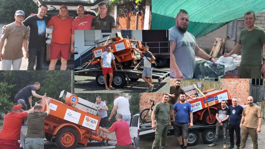 Польова кухня та гостинці для військових: німецькі волонтери з Кьольна допомагають ГО “УНІА” на сході – відео