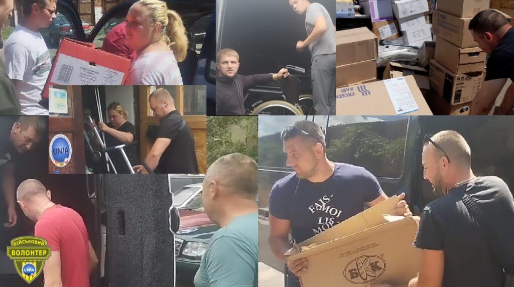 Волонтери “УНІА” продовжуть підтримувати захисників, постійно транспортуючи допомогу