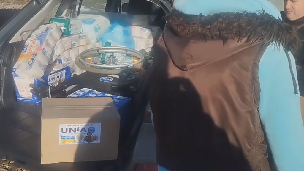 Волонтери ГО “УНІА” відправили допомогу людям які проживають у Центрі соціальних послуг у селі Чуньків