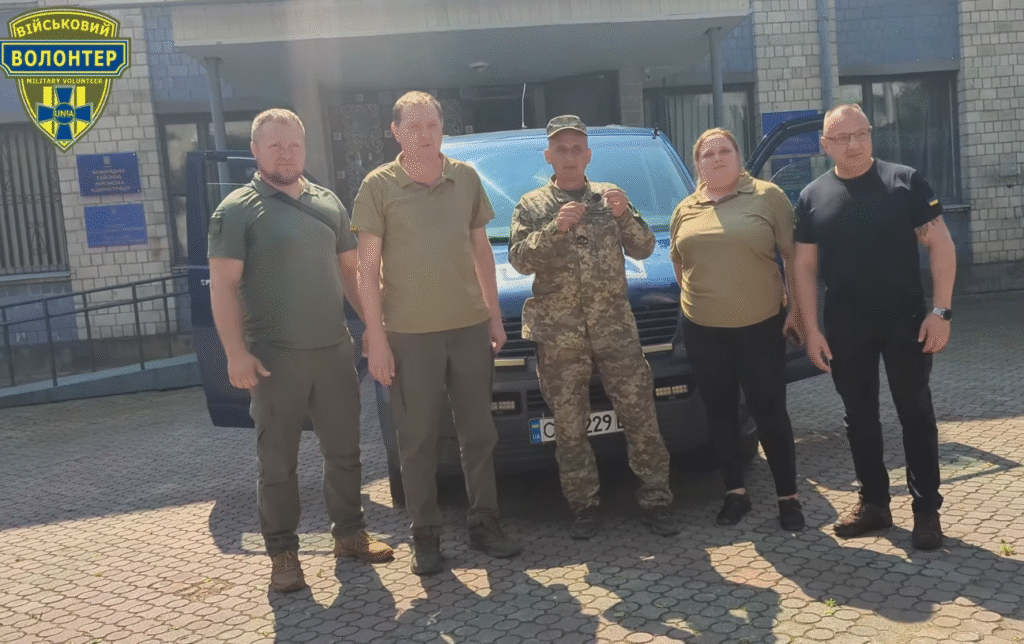 Бойовий бус волонтерів “УНІА” — тепер у ЗСУ