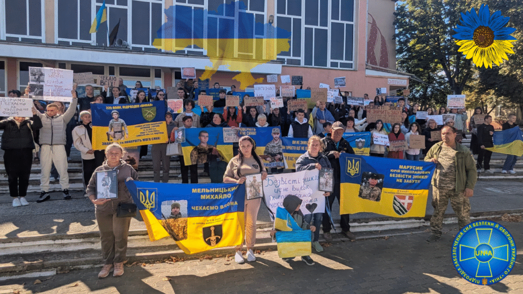 Відео – Серце громади за повернення своїх –  волонтери та жителі Заставнівщини стали голосом полонених і зниклих